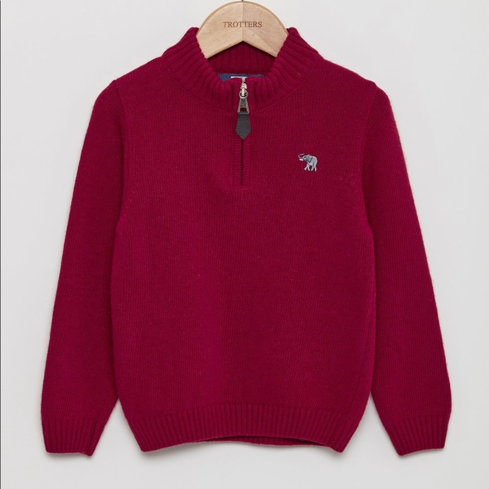 NWT Trotters London Half-Zip